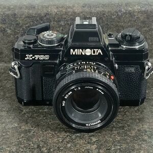 Minolta X-700 50mm Film Camera- 50mm 1:2MD Lens
